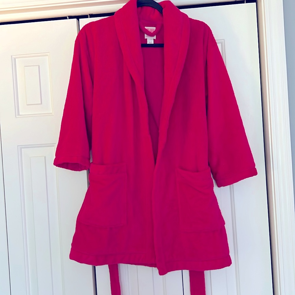 Women’s PINK Victoria Secret hot pink robe